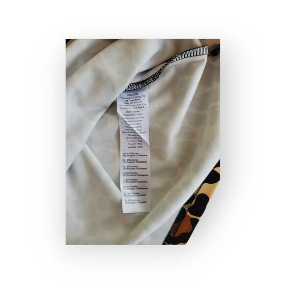 Voodoo Vixen Leopard Tie Neck Top NWT Medium - Picture 13 of 14